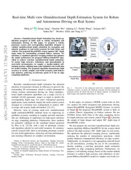 Real-time Multi-view Omnidirectional Depth Estimation System for Robots
  and Autonomous Driving on Real Scenes