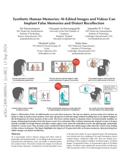 Synthetic Human Memories: AI-Edited Images and Videos Can Implant False
  Memories and Distort Recollection