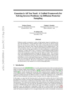 Gaussian is All You Need: A Unified Framework for Solving Inverse
  Problems via Diffusion Posterior Sampling