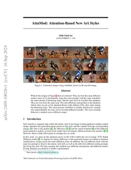 AttnMod: Attention-Based New Art Styles
