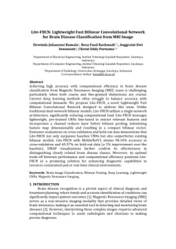 Lite-FBCN: Lightweight Fast Bilinear Convolutional Network for Brain
  Disease Classification from MRI Image