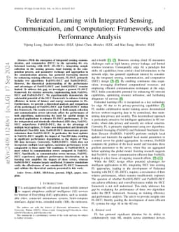 Federated Learning with Integrated Sensing, Communication, and
  Computation: Frameworks and Performance Analysis