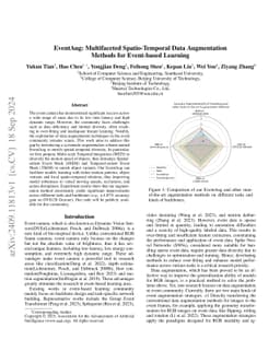 EventAug: Multifaceted Spatio-Temporal Data Augmentation Methods for
  Event-based Learning