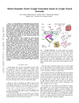 Metric-Semantic Factor Graph Generation based on Graph Neural Networks