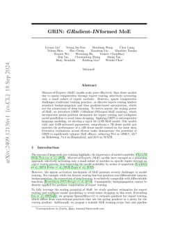 GRIN: GRadient-INformed MoE