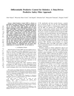 Differentiable Predictive Control for Robotics: A Data-Driven Predictive
  Safety Filter Approach