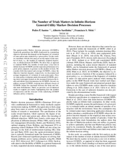 The Number of Trials Matters in Infinite-Horizon General-Utility Markov Decision Processes