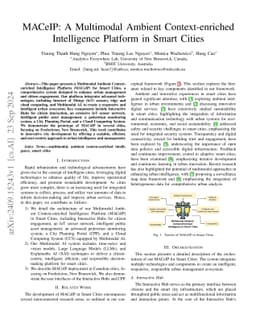 MACeIP: A Multimodal Ambient Context-enriched Intelligence Platform in
  Smart Cities