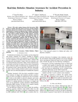 Real-time Robotics Situation Awareness for Accident Prevention in
  Industry