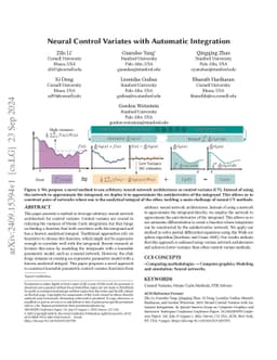 Neural Control Variates with Automatic Integration