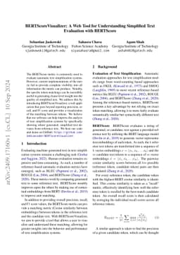 BERTScoreVisualizer: A Web Tool for Understanding Simplified Text
  Evaluation with BERTScore