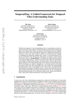 Temporal2Seq: A Unified Framework for Temporal Video Understanding Tasks