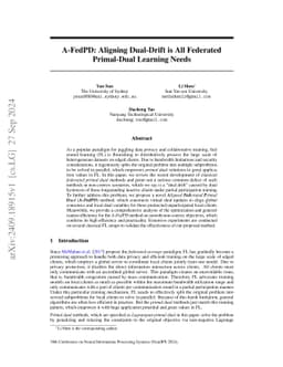 A-FedPD: Aligning Dual-Drift is All Federated Primal-Dual Learning Needs