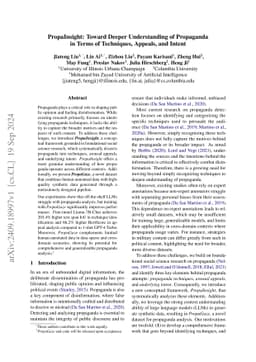 PropaInsight: Toward Deeper Understanding of Propaganda in Terms of Techniques, Appeals, and Intent