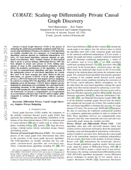 CURATE: Scaling-up Differentially Private Causal Graph Discovery