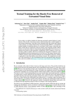 Textual Training for the Hassle-Free Removal of Unwanted Visual Data:
  Case Studies on OOD and Hateful Image Detection