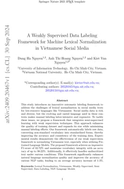 A Weakly Supervised Data Labeling Framework for Machine Lexical
  Normalization in Vietnamese Social Media