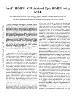 Intel(R) SHMEM: GPU-initiated OpenSHMEM using SYCL