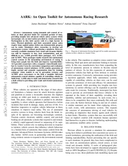 AARK: An Open Toolkit for Autonomous Racing Research