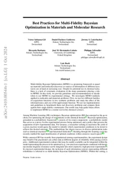 Best Practices for Multi-Fidelity Bayesian Optimization in Materials and
  Molecular Research