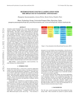 Heterogeneous sound classification with the Broad Sound Taxonomy and
  Dataset