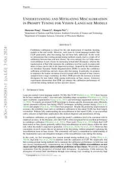Understanding and Mitigating Miscalibration in Prompt Tuning for
  Vision-Language Models