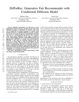 DifFaiRec: Generative Fair Recommender with Conditional Diffusion Model