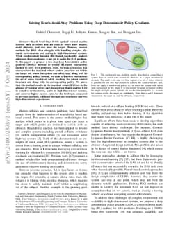Solving Reach-Avoid-Stay Problems Using Deep Deterministic Policy
  Gradients