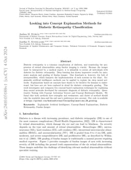 Looking into Concept Explanation Methods for Diabetic Retinopathy
  Classification