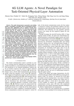 LLM Agents as 6G Orchestrator: A Paradigm for Task-Oriented
  Physical-Layer Automation