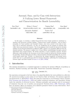 Assouad, Fano, and Le Cam with Interaction: A Unifying Lower Bound
  Framework and Characterization for Bandit Learnability