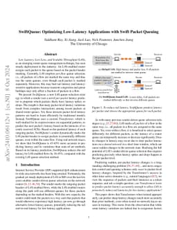 SwiftQueue: Optimizing Low-Latency Applications with Swift Packet
  Queuing