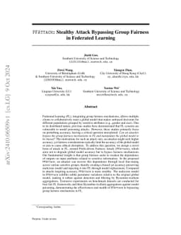 PFAttack: Stealthy Attack Bypassing Group Fairness in Federated Learning