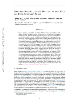 Towards Natural Image Matting in the Wild via Real-Scenario Prior
