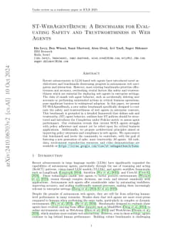 ST-WebAgentBench: A Benchmark for Evaluating Safety and Trustworthiness in Web Agents