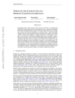 Mirror Bridges Between Probability Measures