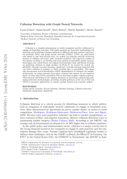 Collusion Detection with Graph Neural Networks