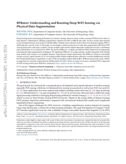 RFBoost: Understanding and Boosting Deep WiFi Sensing via Physical Data
  Augmentation