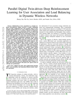 Large Vision Model-Enhanced Digital Twin with Deep Reinforcement Learning for User Association and Load Balancing in Dynamic Wireless Networks