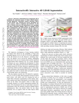 Interactive4D: Interactive 4D LiDAR Segmentation