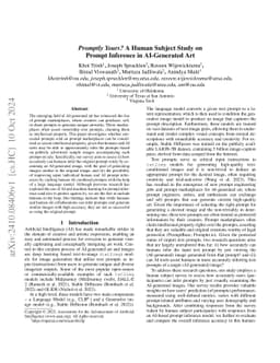 Promptly Yours? A Human Subject Study on Prompt Inference in
  AI-Generated Art