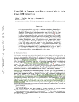 CryoFM: A Flow-based Foundation Model for Cryo-EM Densities