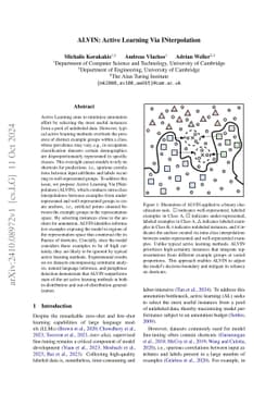 ALVIN: Active Learning Via INterpolation