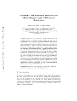 FiRework: Field Refinement Framework for Efficient Enhancement of
  Deformable Registration