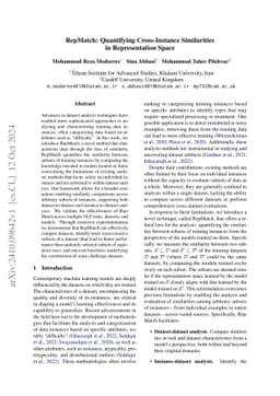 RepMatch: Quantifying Cross-Instance Similarities in Representation
  Space