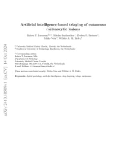 Artificial Intelligence-Based Triaging of Cutaneous Melanocytic Lesions