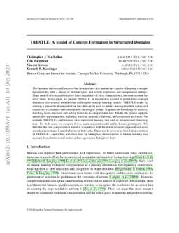 TRESTLE: A Model of Concept Formation in Structured Domains