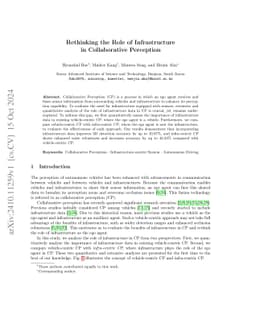 Rethinking the Role of Infrastructure in Collaborative Perception