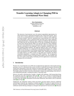Transfer Learning Adapts to Changing PSD in Gravitational Wave Data