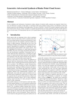 Generative Adversarial Synthesis of Radar Point Cloud Scenes